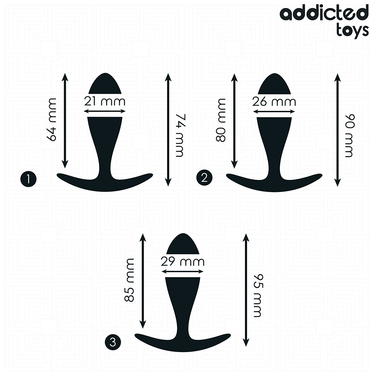 Set di 3 Tappi Anali in Silicone Medico - Comfort e Sicurezza